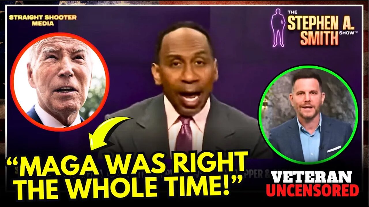 "TRUMP & MAGA WERE RIGHT!" Stephen A. Smith's Brutal Truth Bombs About Democrats Goes Viral!