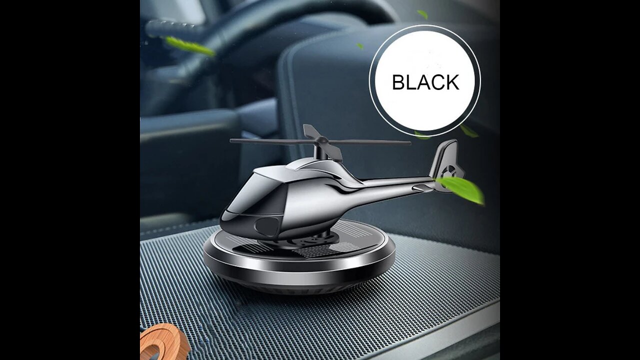 Solar Energy Rotating Car Air Freshener, for Car & Home
