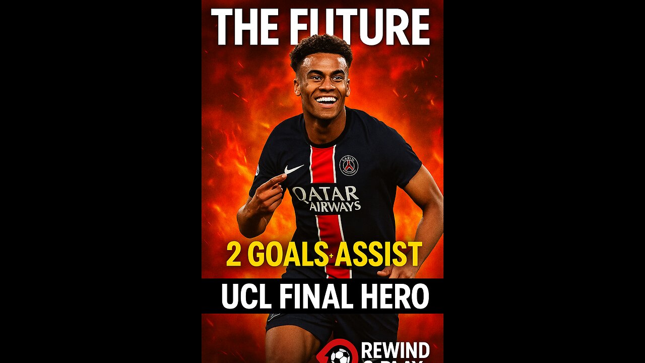 Desiré Doué 2 Goals, Assist & Trophy in UCL Final! PSG 🏆🔥