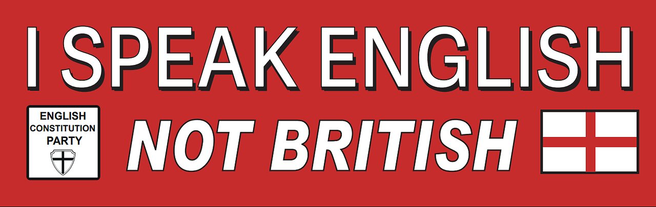 English not British. Why you can't put English on a government form! Why is it illegal?