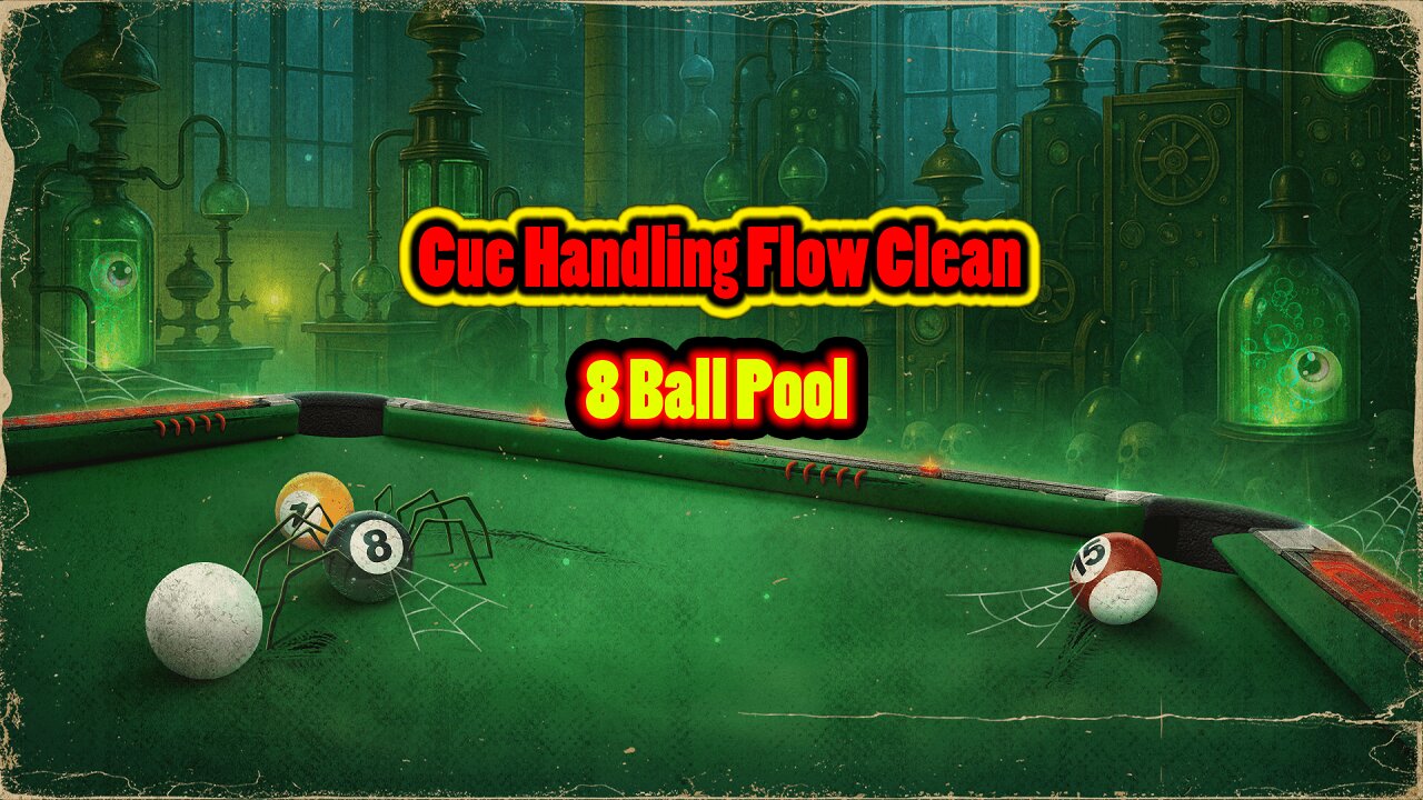 🎱 Cue Handling Flow – Clean Match Feel 8 Ball Pool