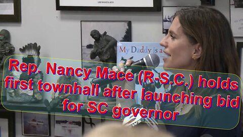 Rep. Nancy Mace (R-S.C.) holds first townhall after launching bid for SC governor