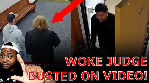 WOKE Judge EXPOSED On Security Footage Helping Illegal Immigrant EVADE ICE Arrest At Courthouse!