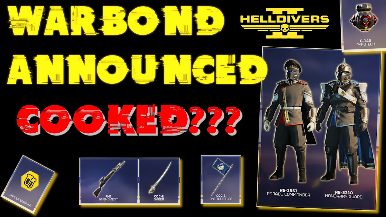 Did They Really Cook?? HELLDIVERS 2 Warbond Announced