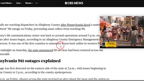 Pennsylvania Statewide 911 Services Were Down July 11, 2025