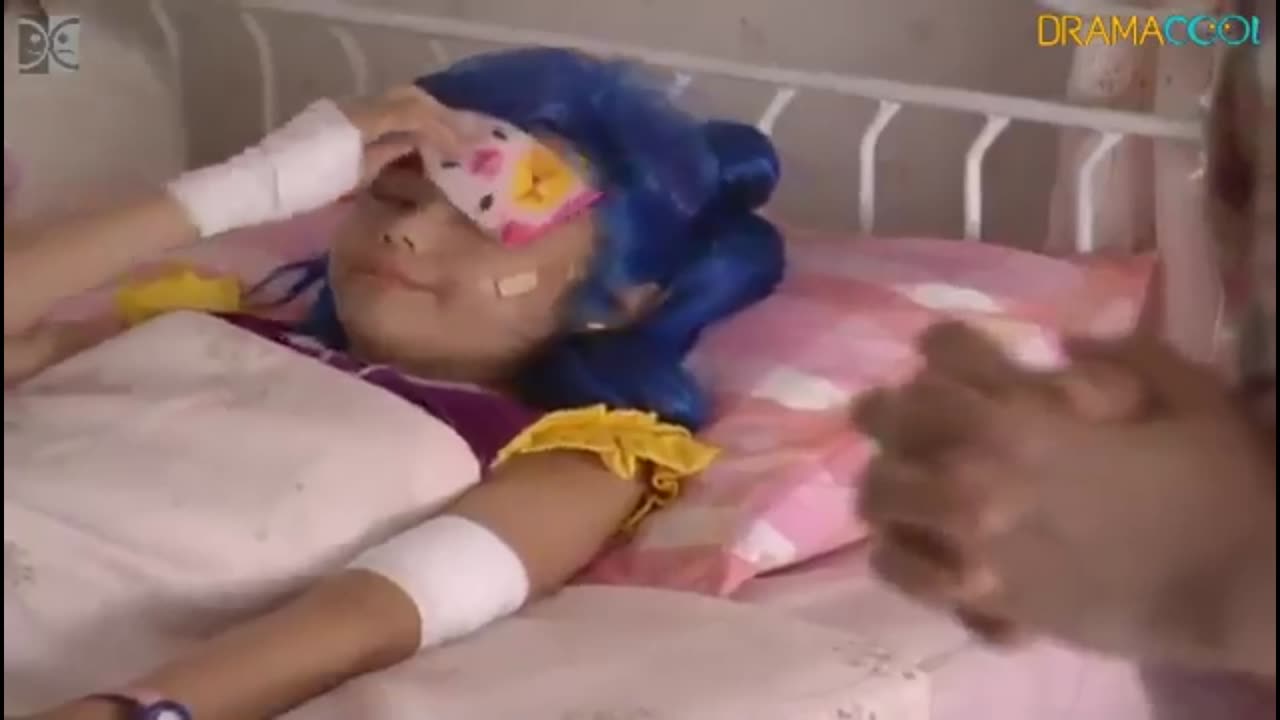 Usagi & Mamoru sailor moon live action act 46 Usagi looks after Luna after getting hurt