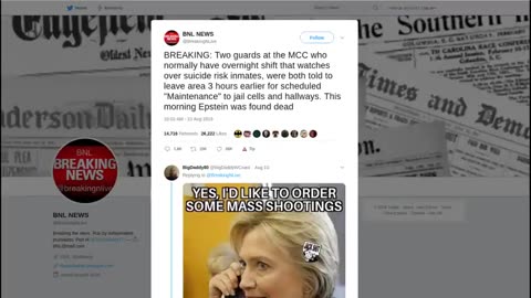 EPSTEIN is still alive. It's ALWAYS the same players in EVERY PSYOP #4