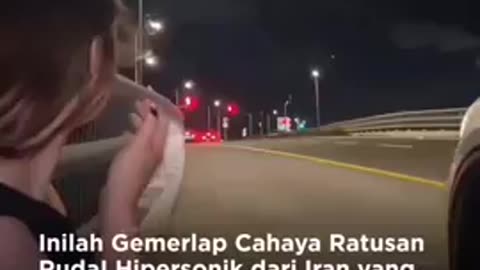 "Fireworks" rain down on Israel