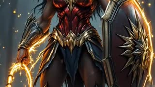 Krampus Warrior: When Wonder Woman Meets the Dark Beast!