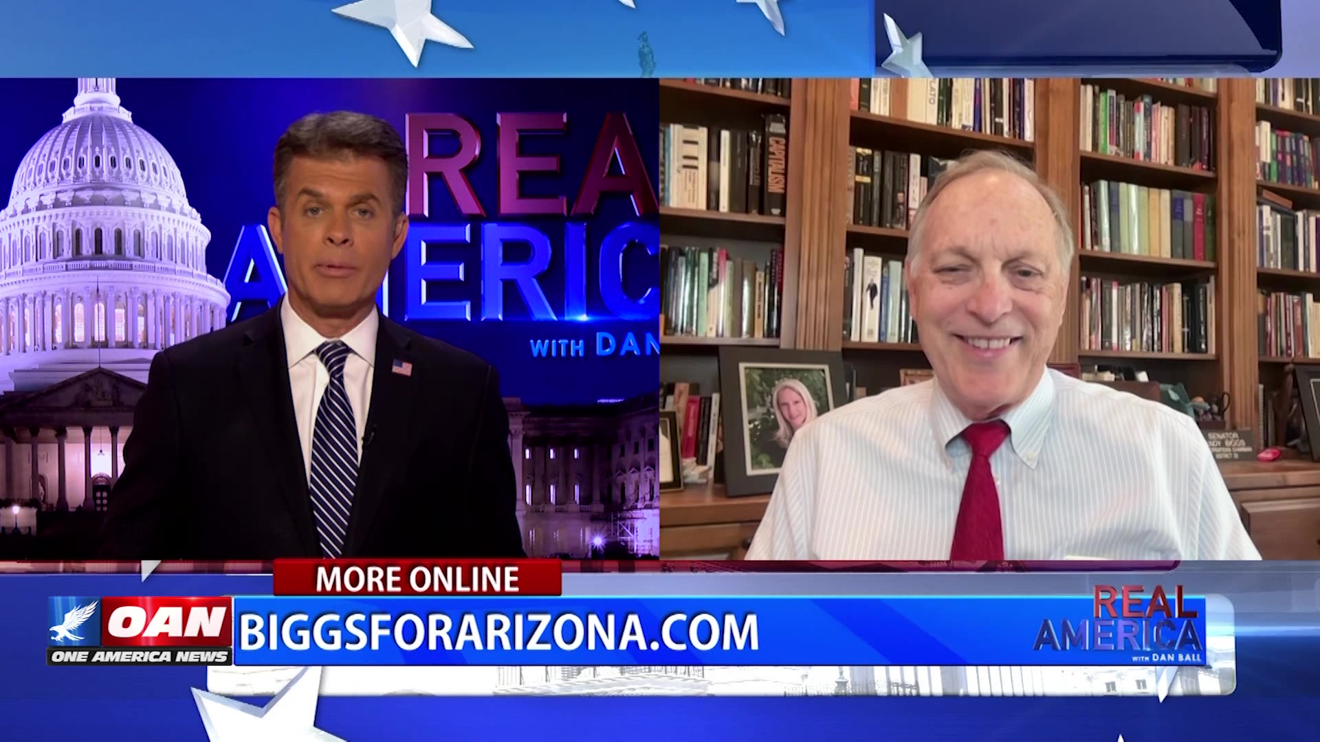 REAL AMERICA -- Dan Ball W/ Rep. Andy Biggs, Pres. Trump Warns Putin After Ukraine Attacks, 5/27/25