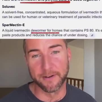 THE PART ABOUT IVERMECTIN THAT THEY DON'T TELL YOU ABOUT