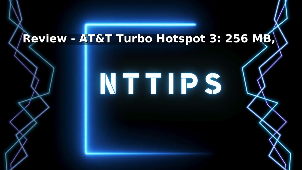 AT&T Turbo Hotspot 3: 256 MB, Black - Prepaid Hotspot, Connects Up to 16 Devices