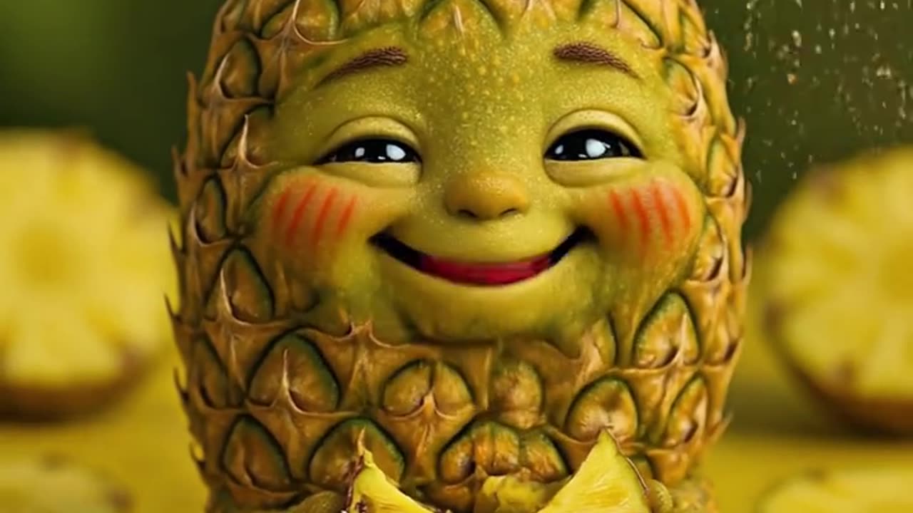 Pineapple vs apple 🍎
