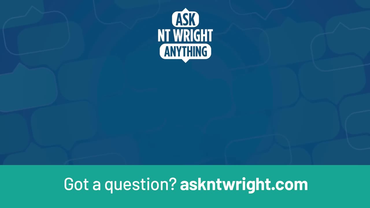 Where is God in Gaza? - Ask N.T. Wright Anything