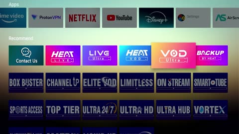 VSeeBox Elite Ultra Apps Explained
