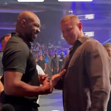 Sergei Pavlovich Ignores Jon Jones Handshake