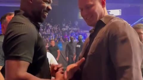 Sergei Pavlovich Ignores Jon Jones Handshake