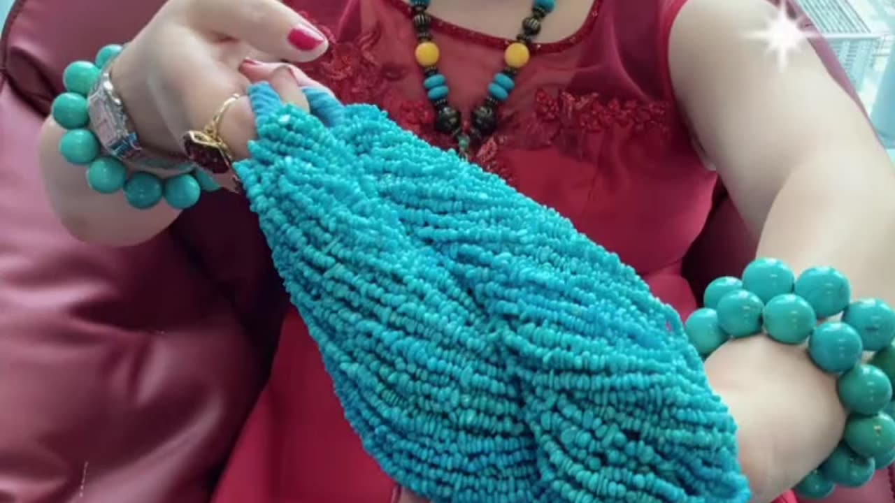 20250725-8 Free-form Natural Turquoise Sterling Treatment String Hide Vein Breaths