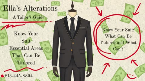 Know Your Suit: Essential Areas of a Suit That Can Be Tailored.