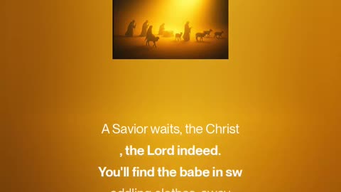 What the Shepherds Saw (Christmas Song)