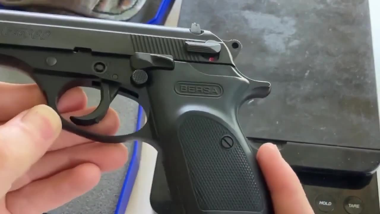 Bersa thunder 380 for protection.