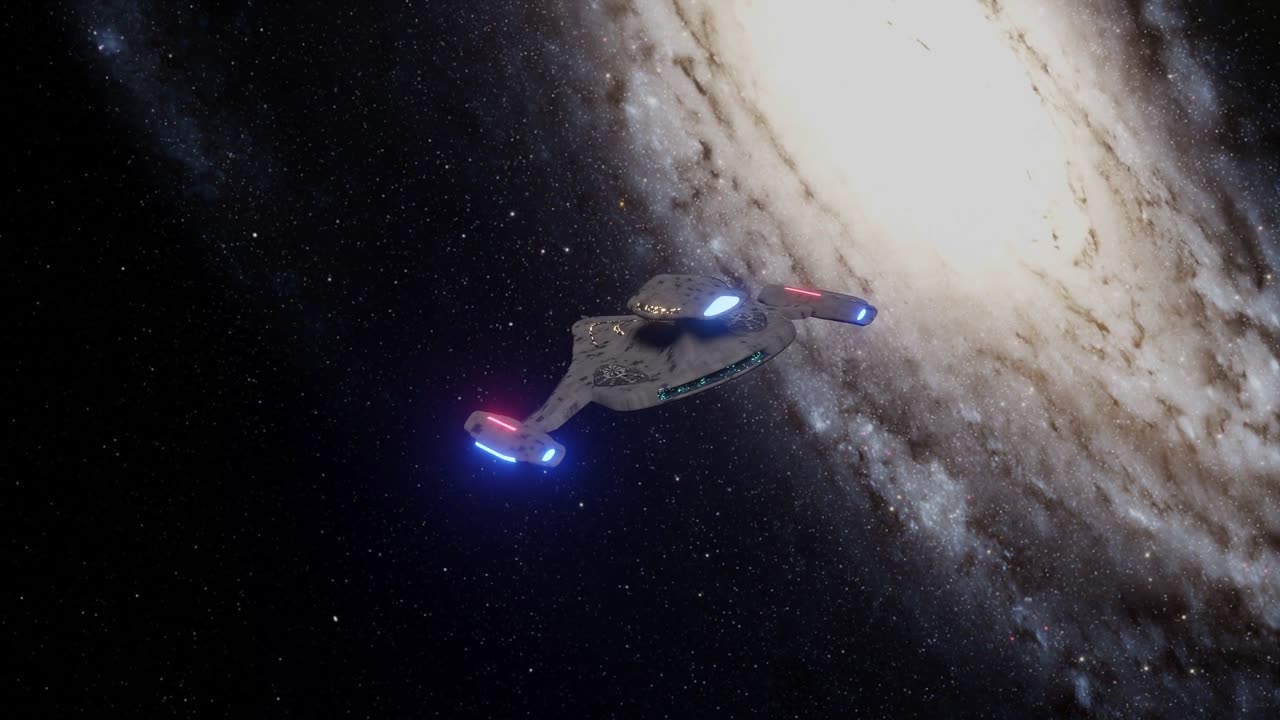 Spaceship, science fiction, star trek