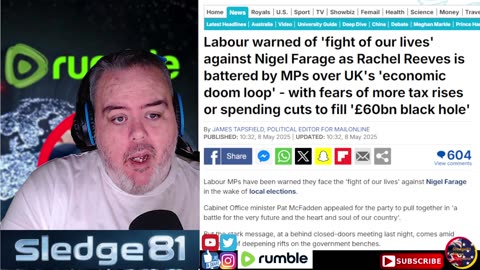 Labour warned of 'fight of our lives' against Nigel Farage as Labour are doing such a bad job