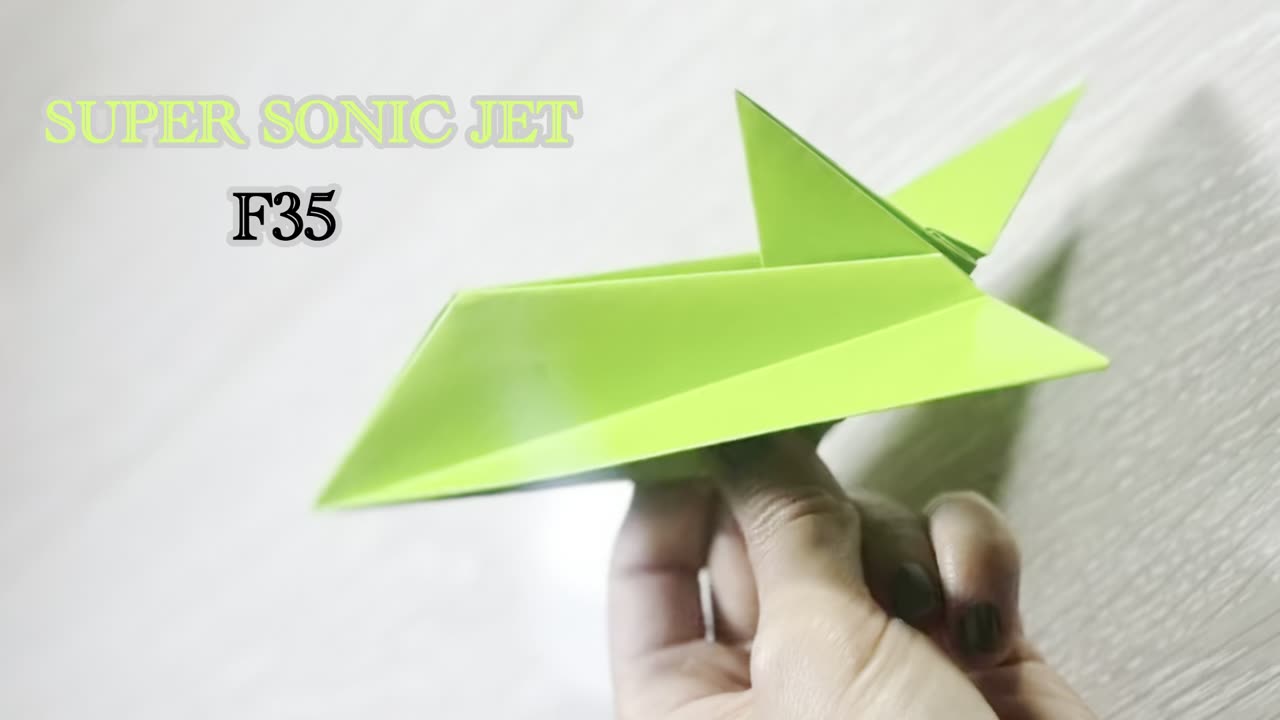 F35 paperplane