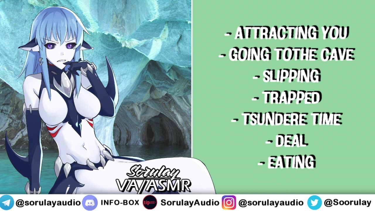 ASMR - Mershark Traps You To eat you up [Tsundere] (GUEST VOICE_ Sorulay)[video archive]