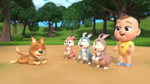 Hush Little Baby | baby with Farm Animals + MORE Nursery Rhymes & Kids Songs । funny clip ।।