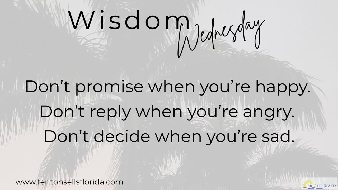 🌿 Wisdom Wednesday 🌿