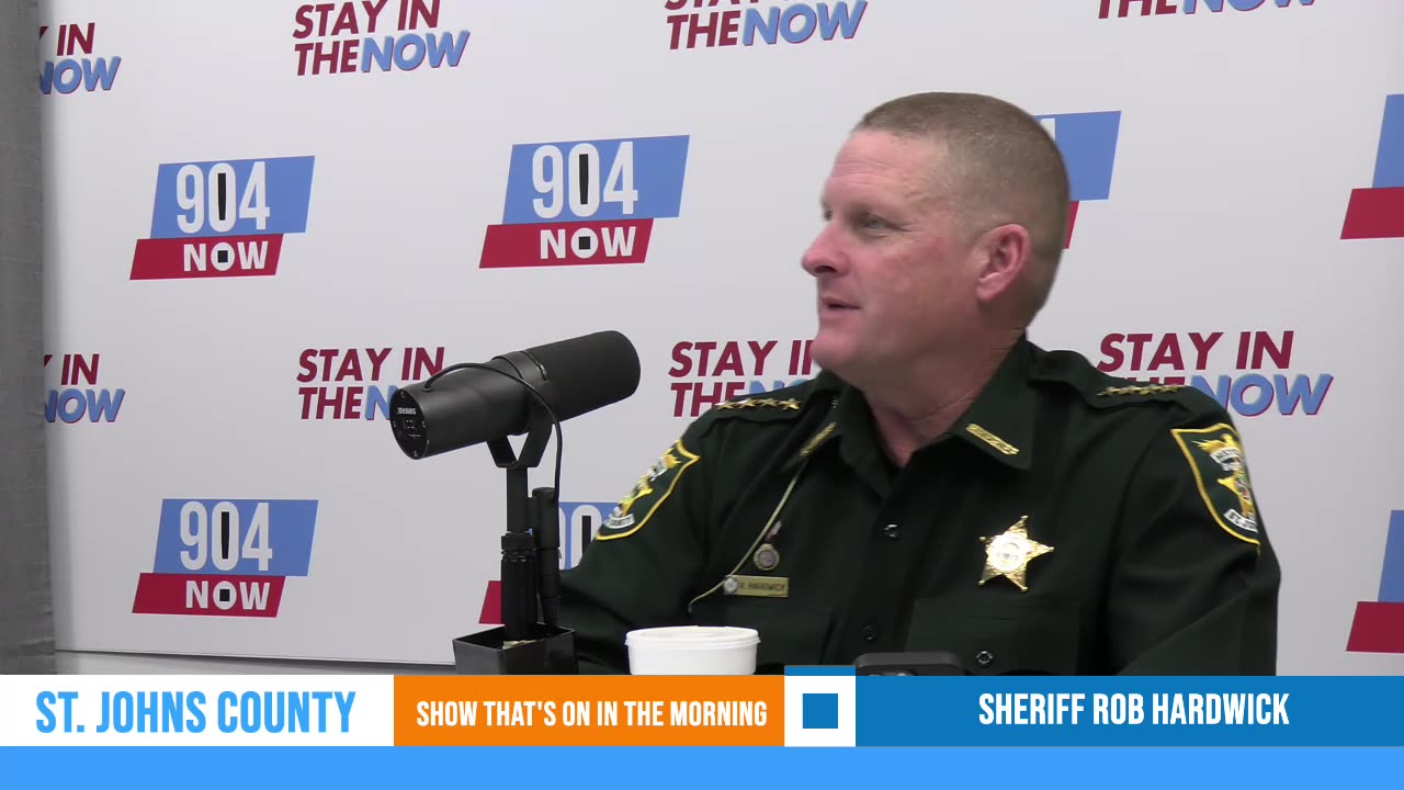 SJCSO Sheriff Rob Hardwick joins us in the studio