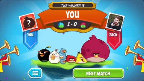 Angry Birds Showdown Win Vs. Zack #2