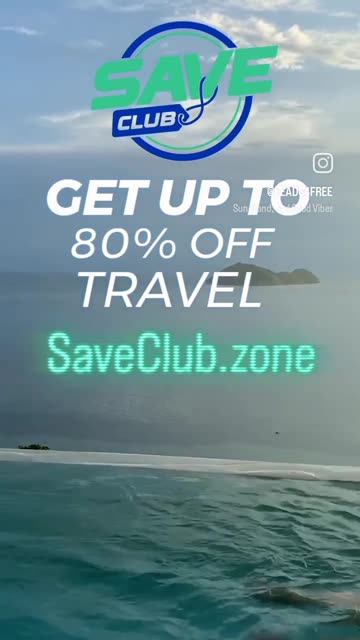 Get up to 80% OFF travel with Save Club!