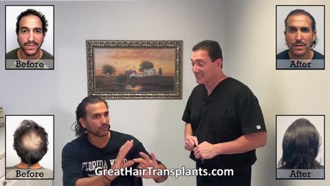 Dr. Brett Bolton Performs MaxHarvest™ Procedure on Patient Rolando