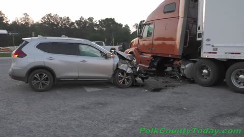 SUV vs 18 WHEELER, GOODRICH TEXAS, 04/16/25...