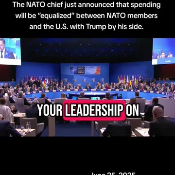NATO chief announced that spending will be 'equalized' between NATO members