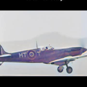 British Spitfires over Italy ✈️ August 1944 ⚔️ #ColourizedFootage