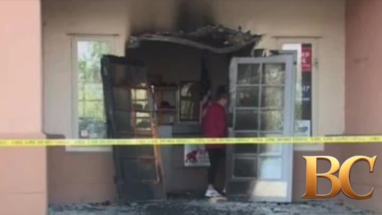 New Mexico Republican Party headquarters targeted in suspected arson attack, officials say