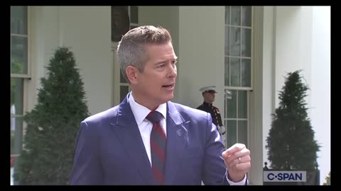 Transportation Secretary Duffy Speaks to Reporters