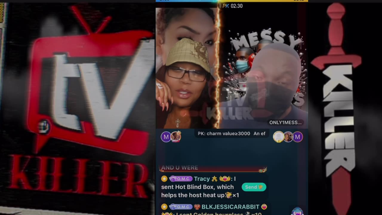 MESSY CALLER CALLS TRINA B A OLD HOE 😩😩😂