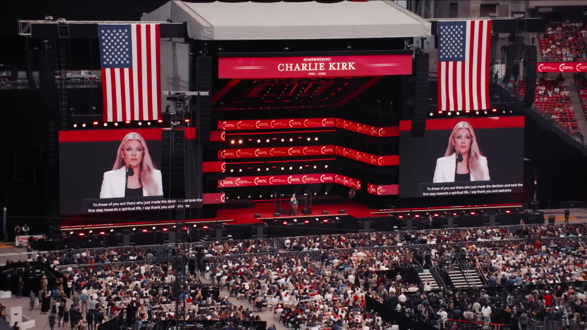 Trump & JD Vance Honor Charlie Kirk at Arizona Memorial | US Politics | Amaravati Today