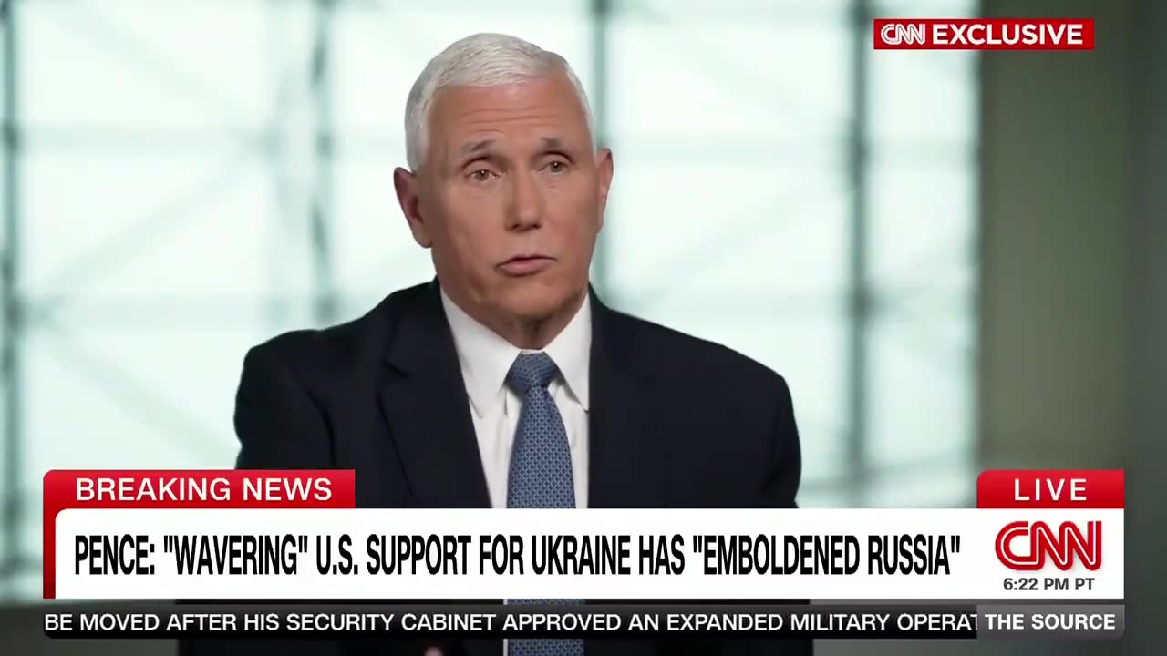 Pence: If the last three years teaches us anything, it's that Vladimir Putin wants Ukraine