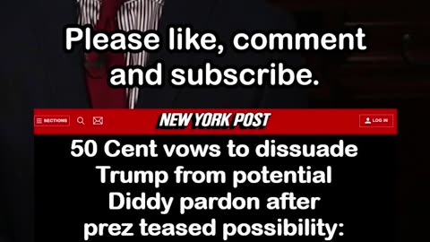 50 Cent Vows to Stop Trump from Potential Diddy Pardon