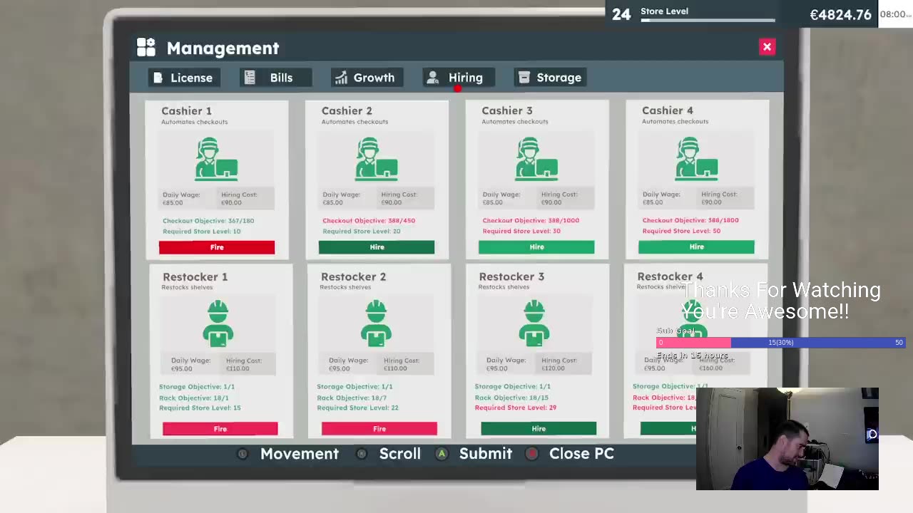 WinWithAndrew - Multi-Stream FB YT Twitch - Supermarket Simulator #businessowner #tips