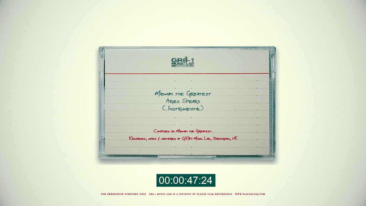 [GR8-1 Music Lab] | Madman the Greatest - Aries Spears (Instrumental)