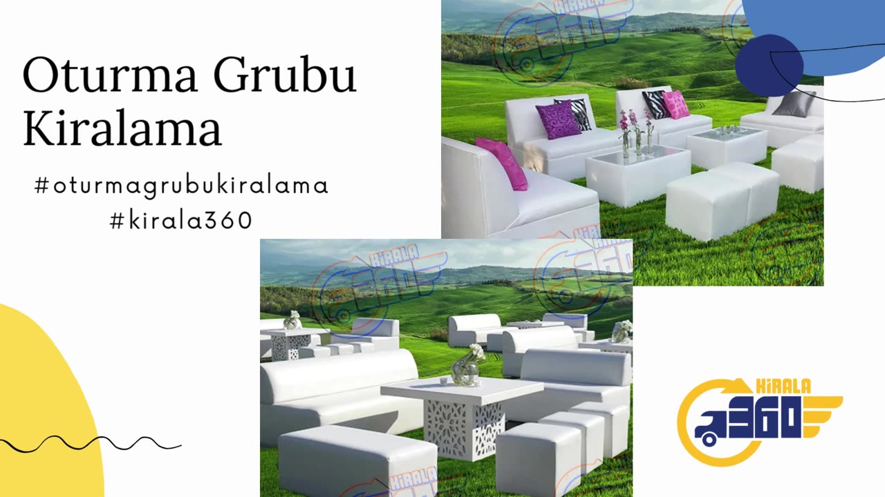 Oturma Grubu Kiralama kirala360