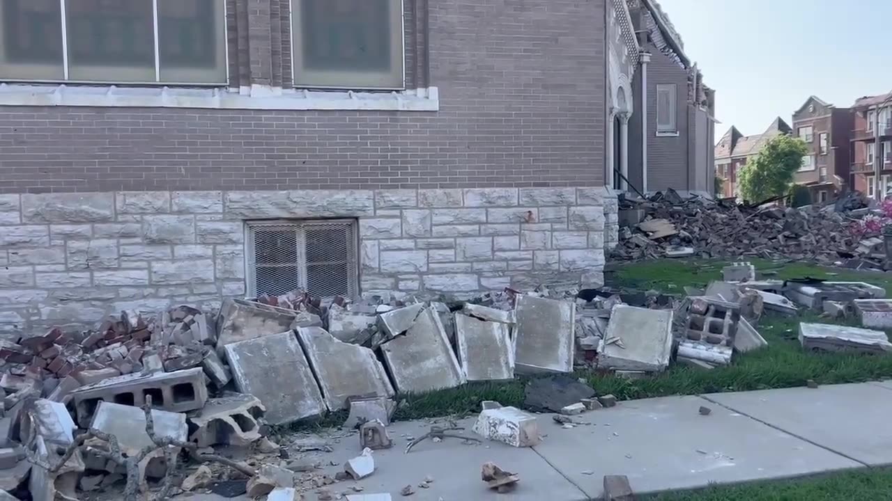 1 Dead After Centennial Christian Church Collapses During Tornado in St. Louis City