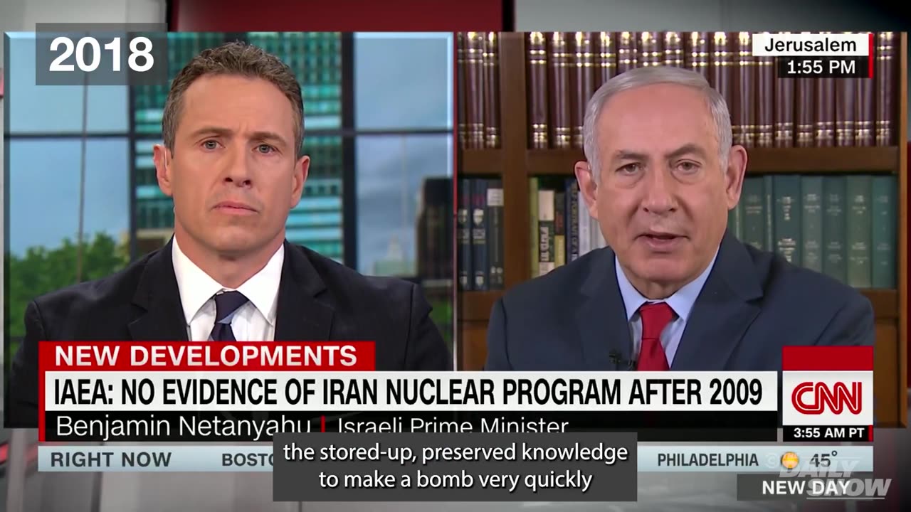 30 year compilation (1995-2025) of Israeli Prime Minister Benjamin Netanyahu claiming Iran has been "on the verge of attaining nuclear weapons"
