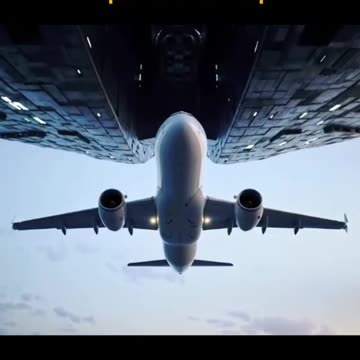 #Airbus A320 Entering Spaceship #Aviation #Fly #AeroArduino